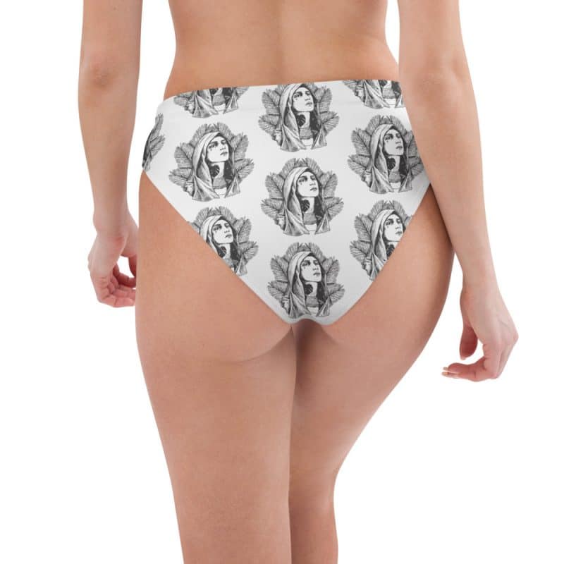Mother Fleur Purity Recycled High-Waist Bikini Bottom