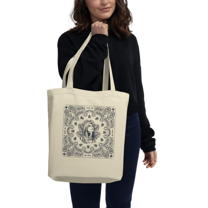 Mother of Monstera 16" Organic Cotton Tote Bag