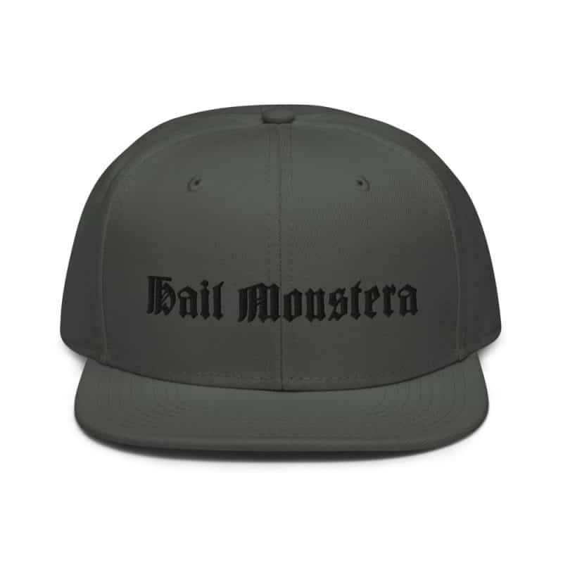 Hail Monstera Eternal 3D Puff Embroidered Snapback Hat