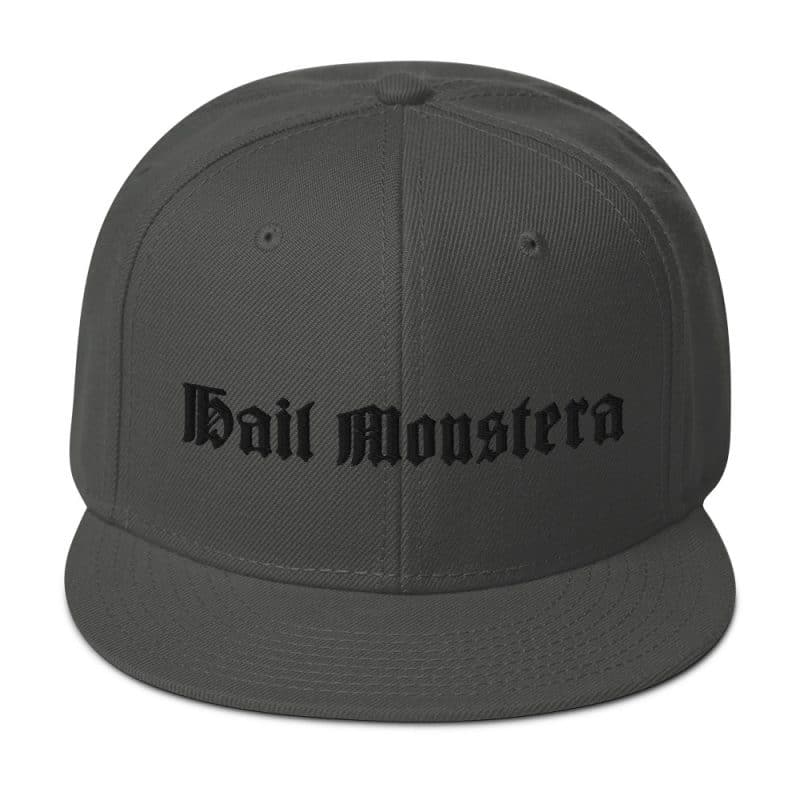Hail Monstera Eternal 3D Puff Embroidered Snapback Hat