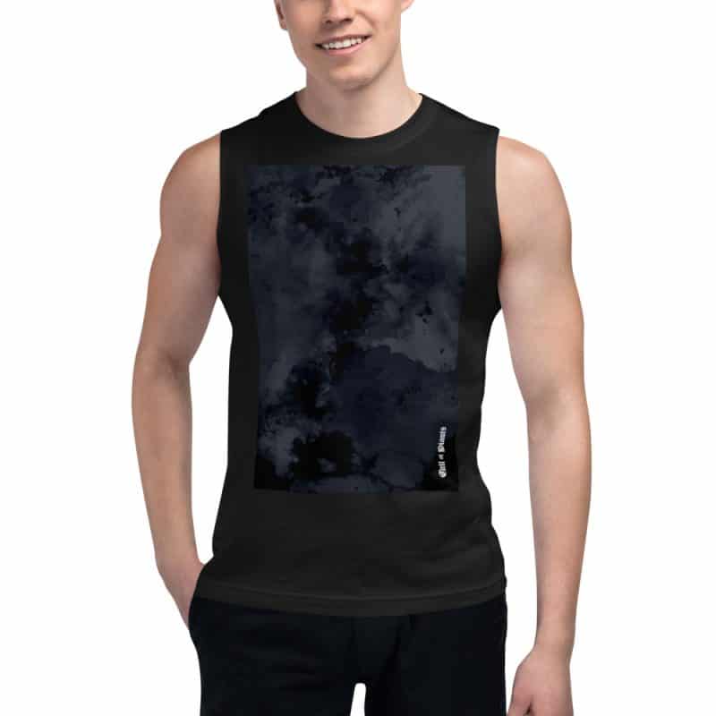 Zion Black Unisex Muscle Shirt