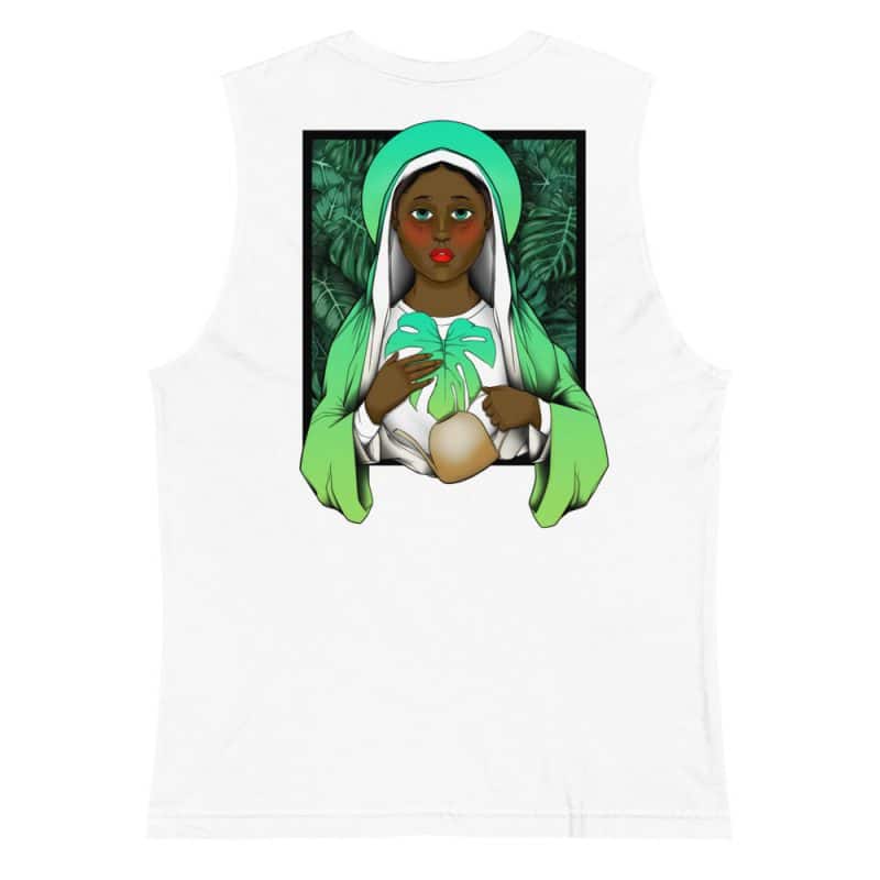 Mother of Evergreen White Unisex Muscle Shirt